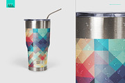 30 oz Stainless Tumbler Mock-up, a Cups & Container Mockup by Mocca Mockups Store (Thumbnail 3 of 7)