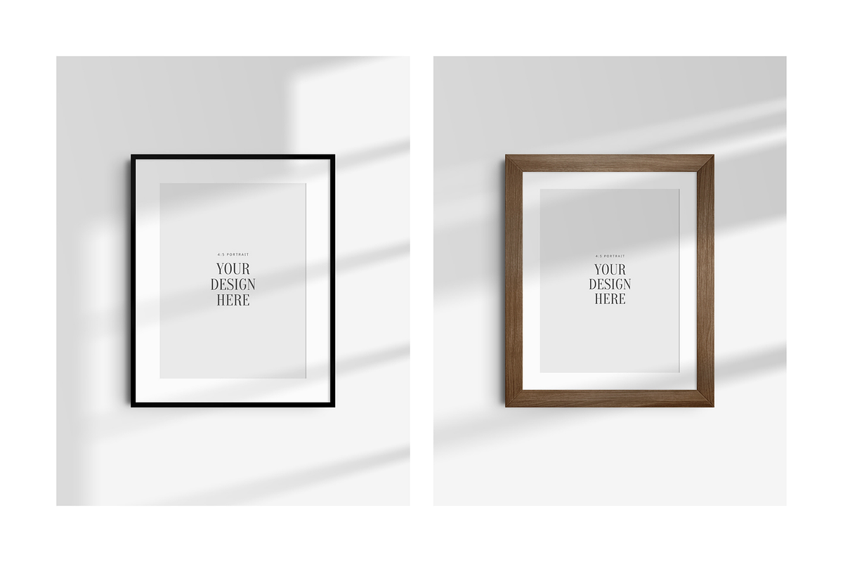 Frame Mockup 4:5 Portrait, a Mockup by DESIGN BY nube (Photo 7 of 15)