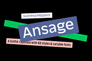 Ansage, a Sans Serif Font by Sudtipos (Thumbnail 1 of 10)