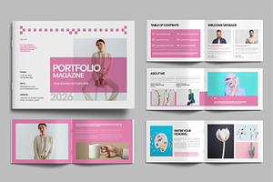 Modern Portfolio Magazine Template, a Magazine Template by MightyDesign