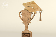 Graduation Set Decorative Laser Cut, a Templates & Theme by LaserCutano (Thumbnail 2 of 11)