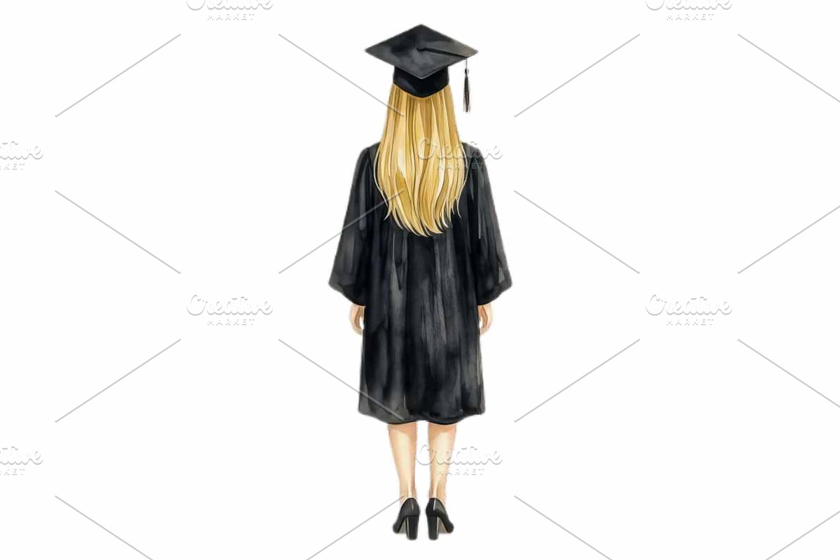 Graduation Clipart Collection PNGs, an Education Illustration by VetalStock (Photo 3 of 20)