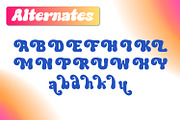 Webrow Bubble - Display Bubble Font, a Sans Serif Font by Rishsketch (Thumbnail 8 of 11)
