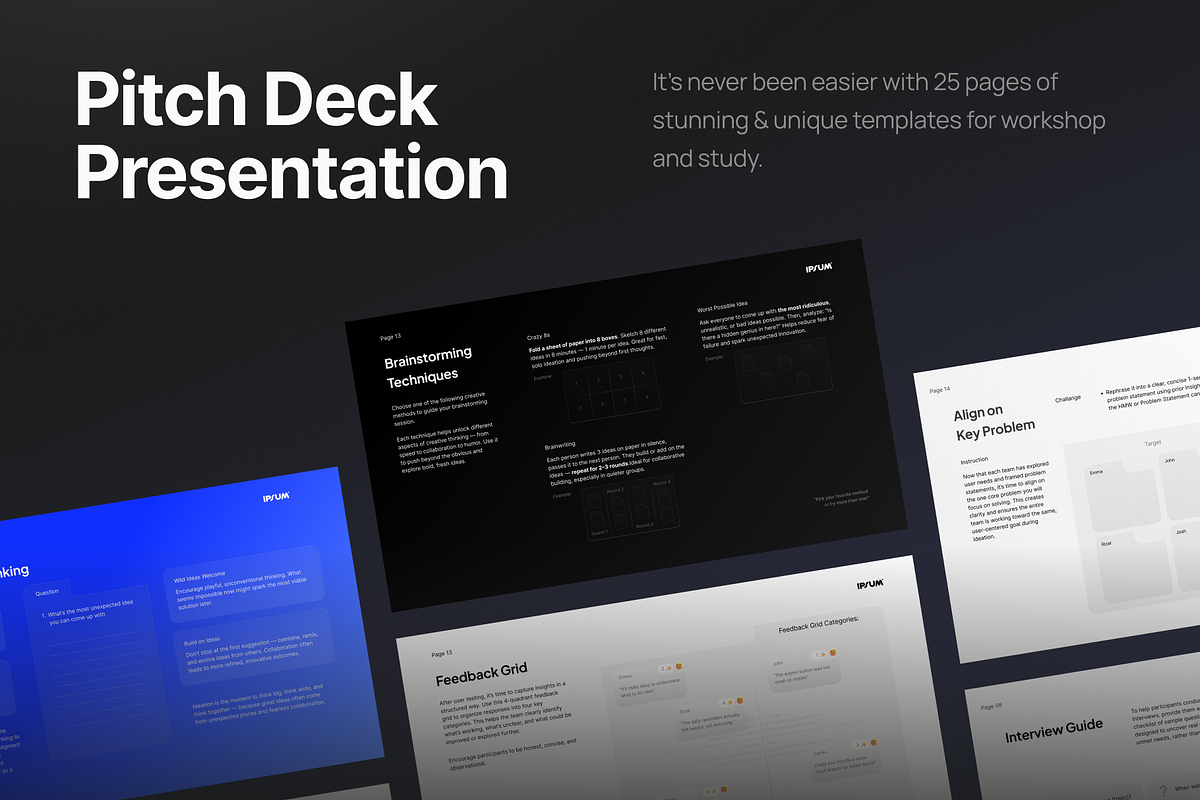 Design Thinking Workshop Deck, a Presentation Template by pickolabstudio (Photo 2 of 6)