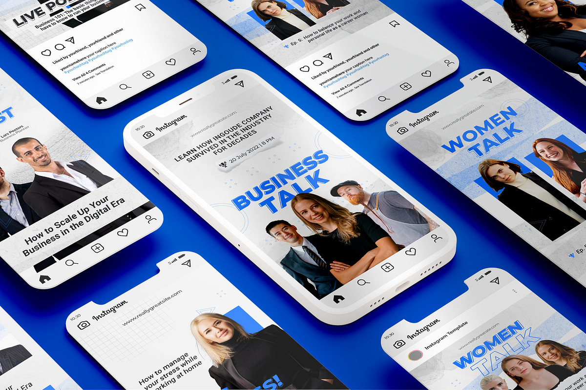 Modern Business Podcast Instagram, a Social Media Template by peterdraw (Photo 8 of 10)