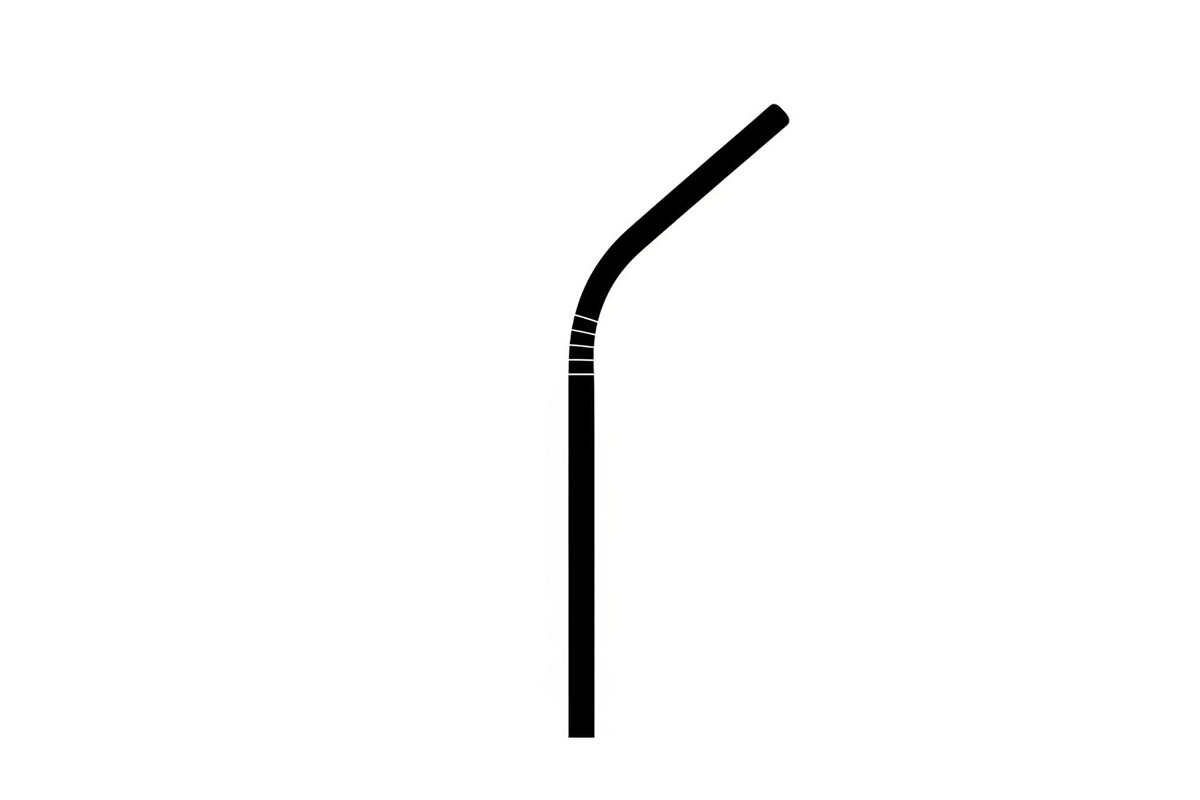 Bent Drinking Straw Silhouettes, a Graphic by hafijul (Photo 9 of 10)