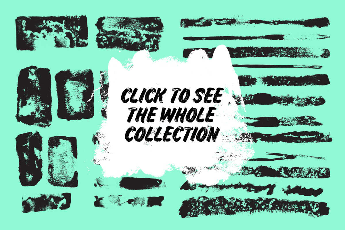 89 Vector Ink Strokes & Textures, a Texture Graphic by Abbie May (Photo 2 of 5)