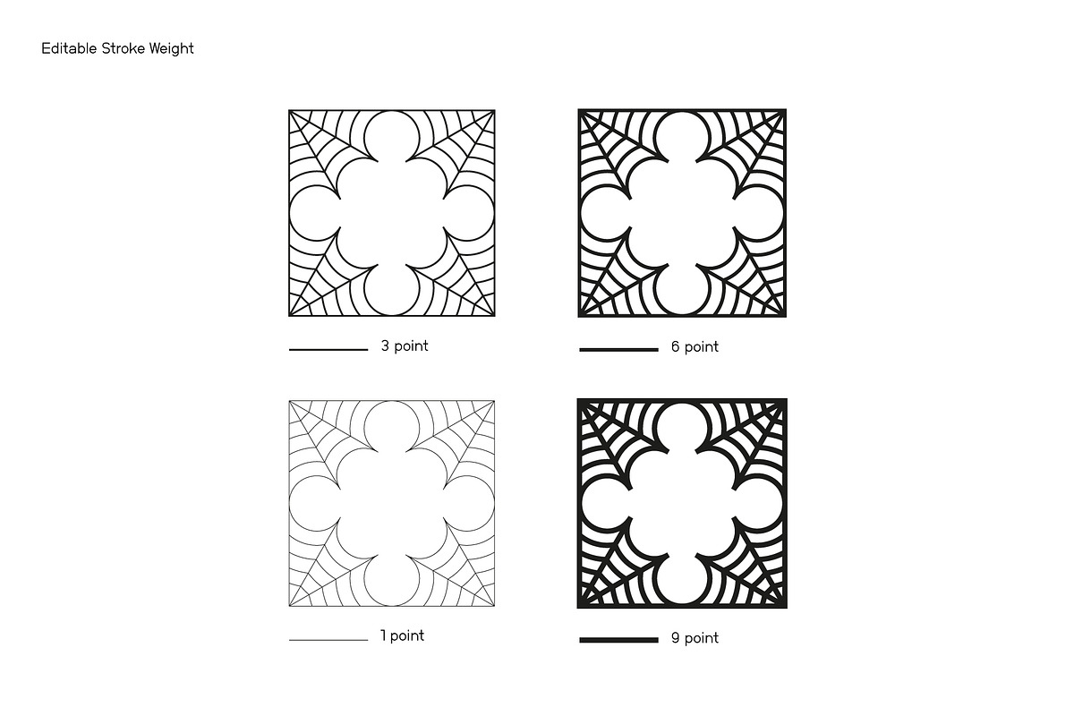 Cobweb Decorative Elements, an Object Graphic by Kessens (Photo 8 of 8)