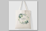 Eucalyptus Frames Clipart Greenery, a Decorative Illustration by LeCoqDesign (Thumbnail 5 of 5)