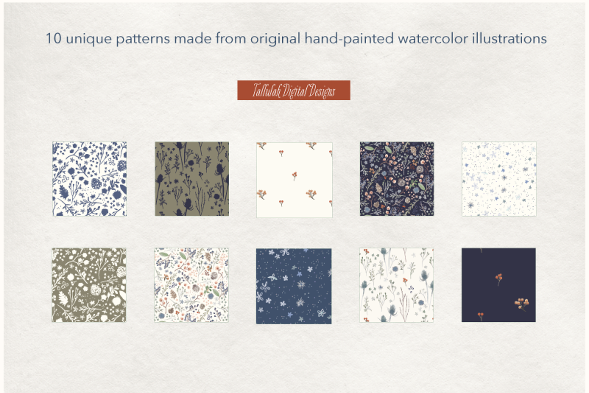 Winter Berries Full Collection, an Illustration by Tallulah Digital Designs (Photo 2 of 7)