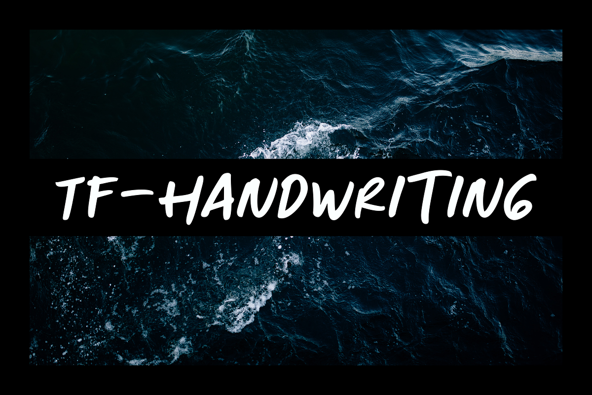 TF-Handwriting Pack preview 2