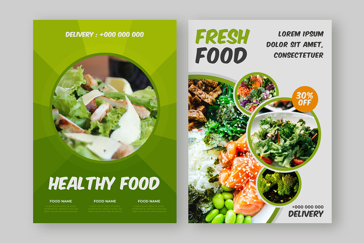 Food Flyer Templates 10 Design, a Flyer Template by thefutive (Photo 3 of 6)