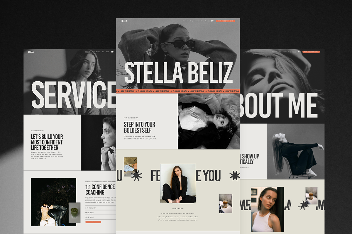 Bold Squarespace Template for Coach, a Squarespace Template by Soul Mission Studio (Photo 3 of 10)
