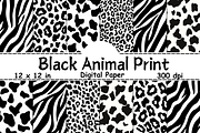 Black Animal Print Seamless Pattern, a Pattern Graphic by Gloria Designed It (Thumbnail 1 of 3)