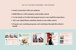 Fitness Course Creator Bundle/ Canva