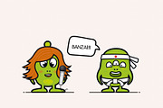 Monster Family Creation Kit, an Illustration by Sargatal (Thumbnail 12 of 14)