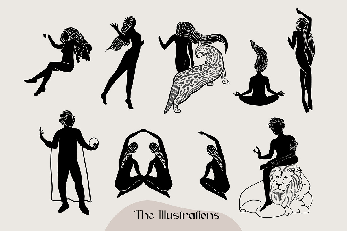 Tarot Deck, Yoga & Mindfulness, an Illustration by Camara Design (Photo 5 of 11)
