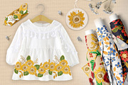 Ukrainian Embroidery Flowers, a Decorative Illustration by Red Ink (Thumbnail 3 of 9)