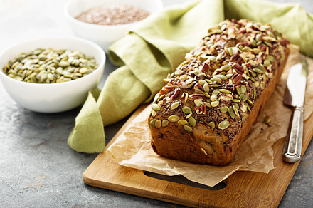 Healthy gluten free banana bread containing healthy, gluten, and free, a Food & Drink Photo by farwasser