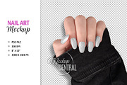 Finger Nail Mockup, Hand Manicure, a Mockup by HaywireMedia & Mockups (Thumbnail 3 of 4)