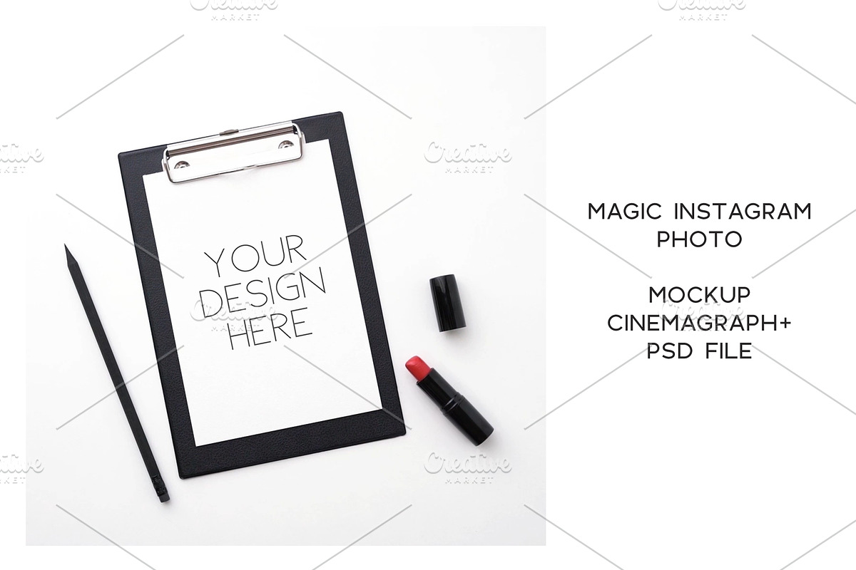 Animated Instagram photo. Mockup #13, a Social Media Template by Una Matison (Photo 2 of 3)