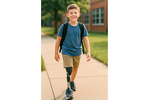 Young Caucasian boy with a, a School & Education Photo by Sergey Kotenev