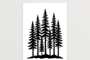 Majestic Pine Trees SVG, a Finance Illustration by Amazin_art (Thumbnail 5 of 41)