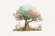Tree Happy Spring Sublimation, an Illustration by CreationArt (Thumbnail 9 of 10)