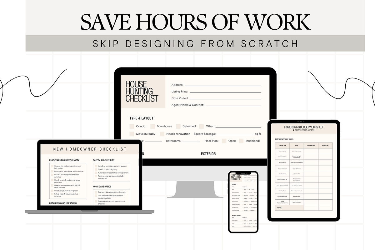 Home Buyer Guide Templates Bundle, a Stationery Template by Anna Design Studio (Photo 8 of 8)