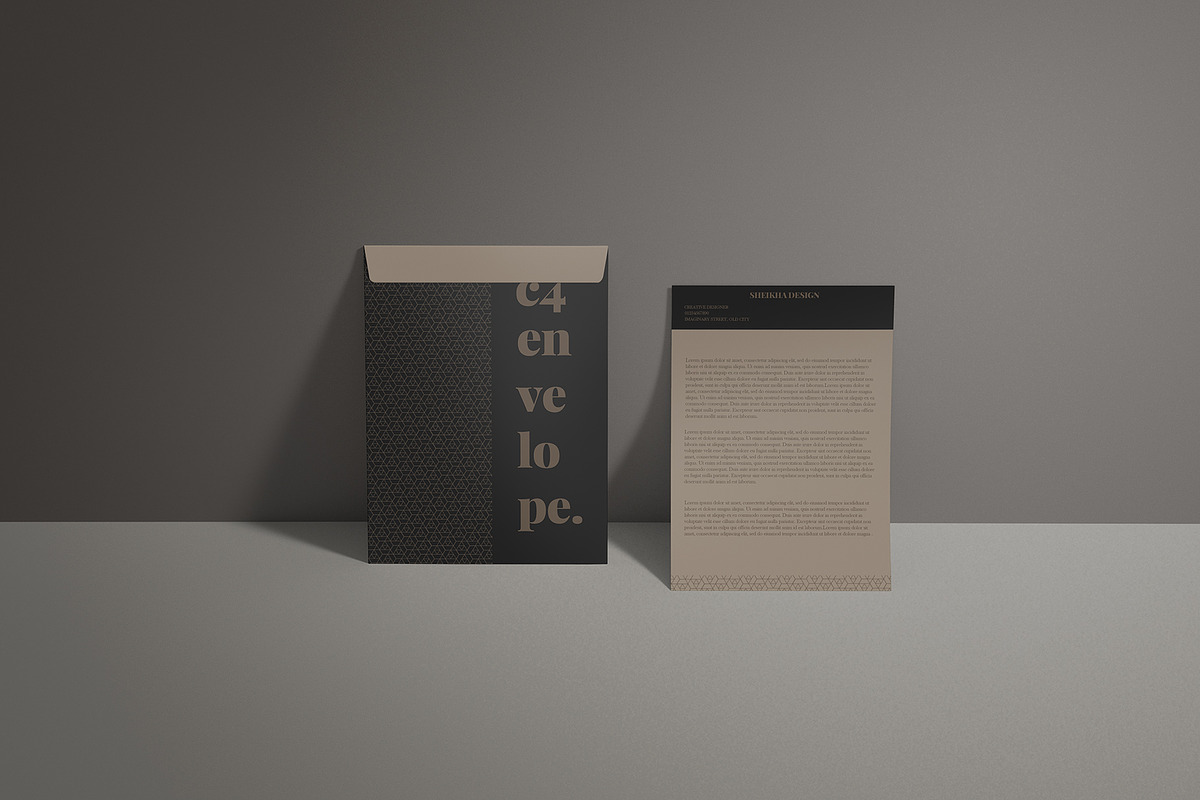 Brand Identity Stationery Mockup Set, an Advertising Mockup by Sheikhadesign (Photo 12 of 13)