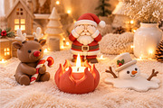 Santa Reindeer Snowman Decor STL, an Object 3D Model by Layerology (Thumbnail 3 of 4)