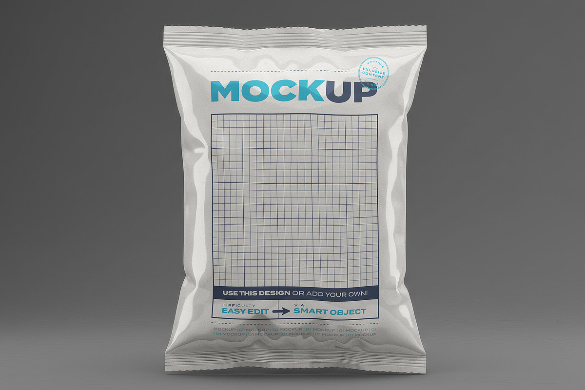 Sealed Bags Packaging Mockups, a Product Mockup by Luuqas Design (Photo 2 of 5)