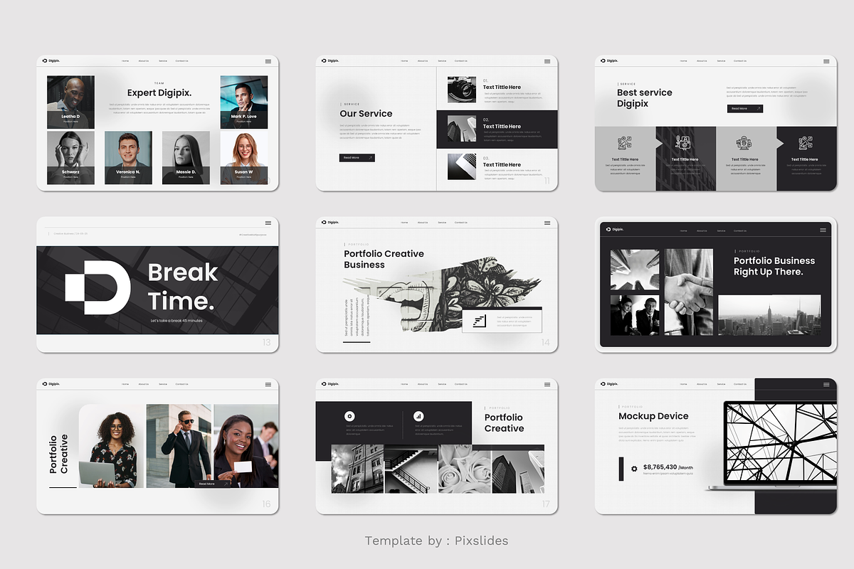 Creative Business PowerPoint, a Presentation Template by Pixslides (Photo 4 of 5)