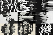 25 Optical Illusion Faces Artwork, a Person Illustration by Incomelion (Thumbnail 4 of 9)