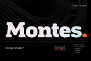 Montes Slab Family, a Slab Serif Font by Fargun Studio (Thumbnail 1 of 15)