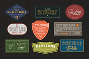 Harbour Typeface Badges Logo, a Sans Serif Font by Anxiety Studio (Thumbnail 5 of 8)