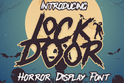 Lockdoor - Halloween Font, a Font by Arendxstudio (Thumbnail 1 of 8)