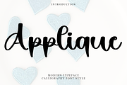 Applique, a Handwritten Font by InermediaSTUDIO (Thumbnail 1 of 8)