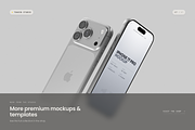 iPhone 17 Pro Mockup, an iPhone Mockup by Toasin Studio (Thumbnail 7 of 7)