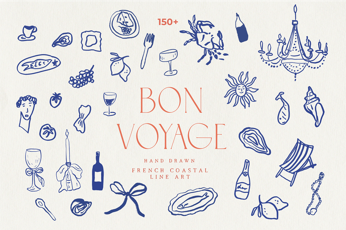 Handdrawn Dolce Vita Summer Icons, an Object Graphic by Laras Wonderland (Photo 1 of 14)