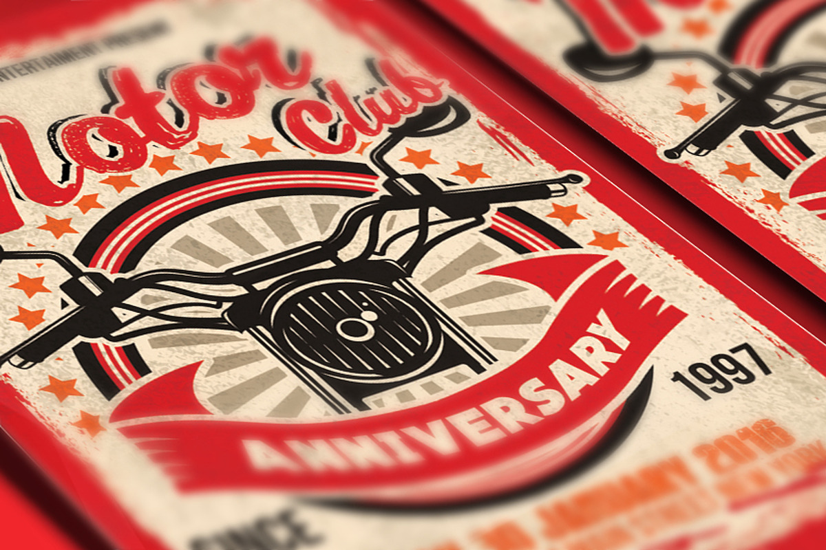 Motor Club Anniversary Event Flyer, a Flyer Template by Muhamad Iqbal hidayat (Photo 3 of 3)