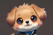Procreate Cute Chibi Dogs Stamps, a Brush Add-On by OneBerryCreations (Thumbnail 3 of 9)