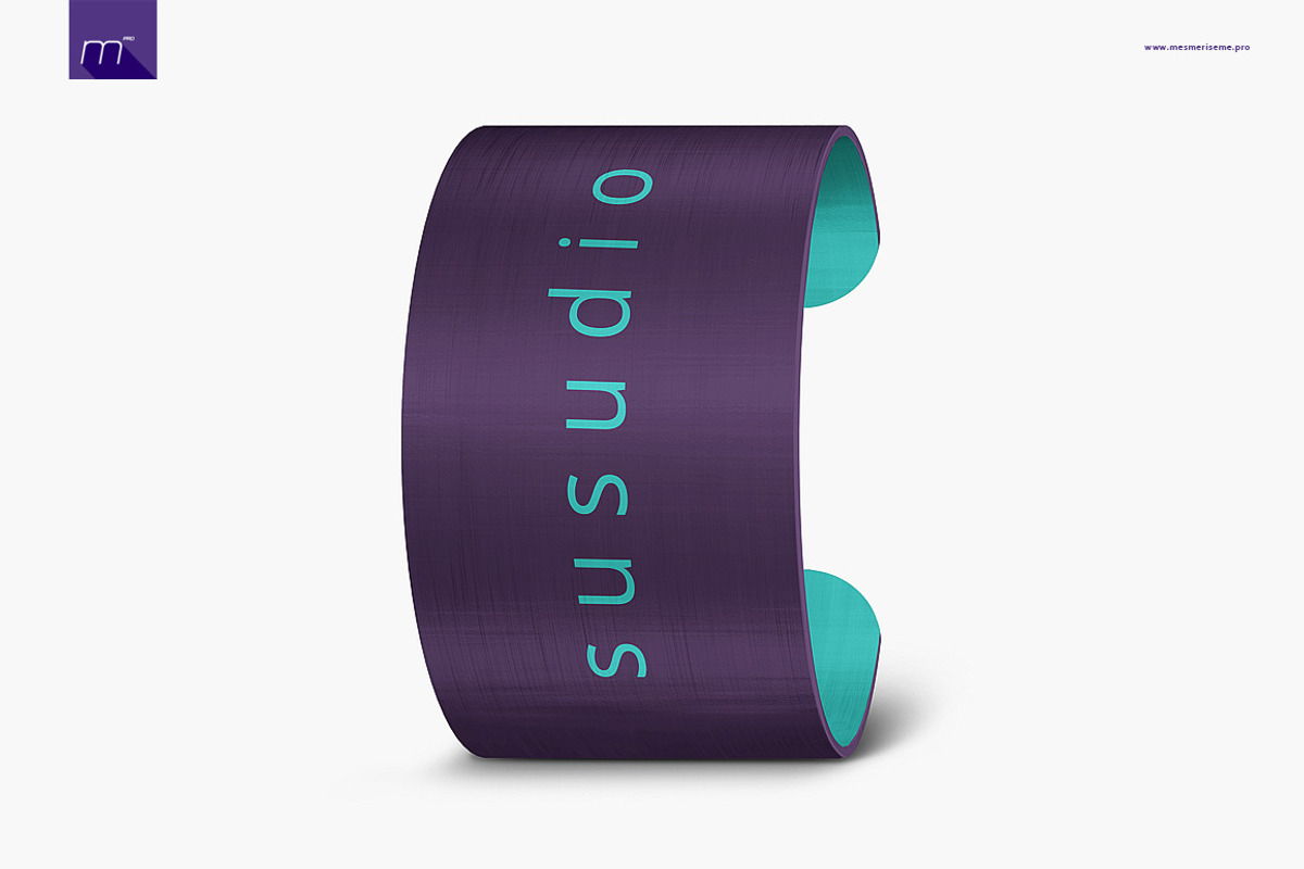 Cuff Bracelet Mock-up, an Advertising Mockup by BlackMocca (Photo 4 of 7)