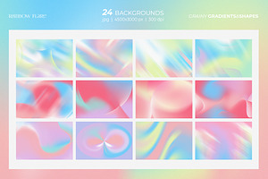 Grainy Gradients & Shapes BUNDLE