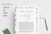 Leafs Resume / CV Template M, a Resume Template by Showy68 Template (Thumbnail 3 of 4)