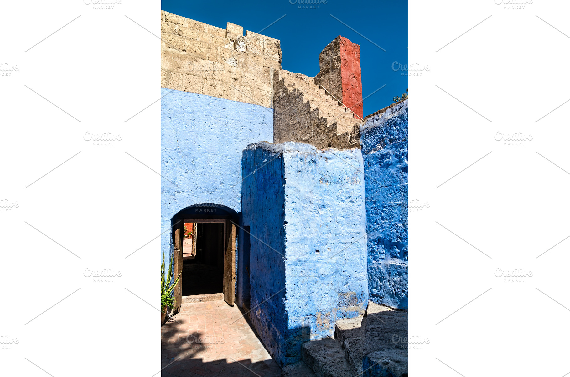Monastery of Santa Catalina in, an Architecture Photo by Leonid Andronov