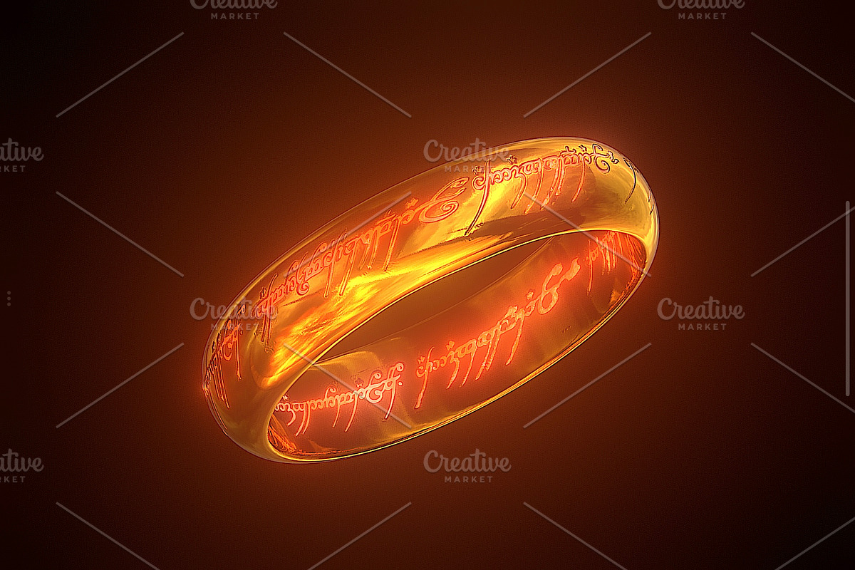 The lord Of The Rings - One Ring, an Object 3D Model by Erdem Haksal (Photo 2 of 2)