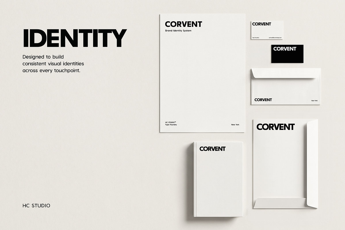 Corvent – Geometric Sans Serif, a Sans Serif Font by Hasbi Creative (Photo 10 of 19)