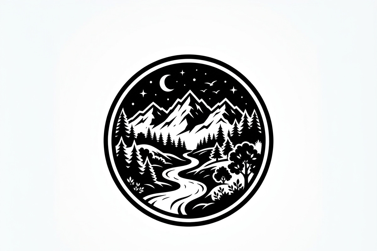 60 Eco Globe Landscape Silhouette, a Technology Illustration by Amazin_art (Photo 22 of 29)