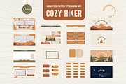 Streaming: Cozy Hiker, a Templates & Theme by Liseno Designs (Thumbnail 1 of 7)